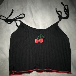 cherry crop top